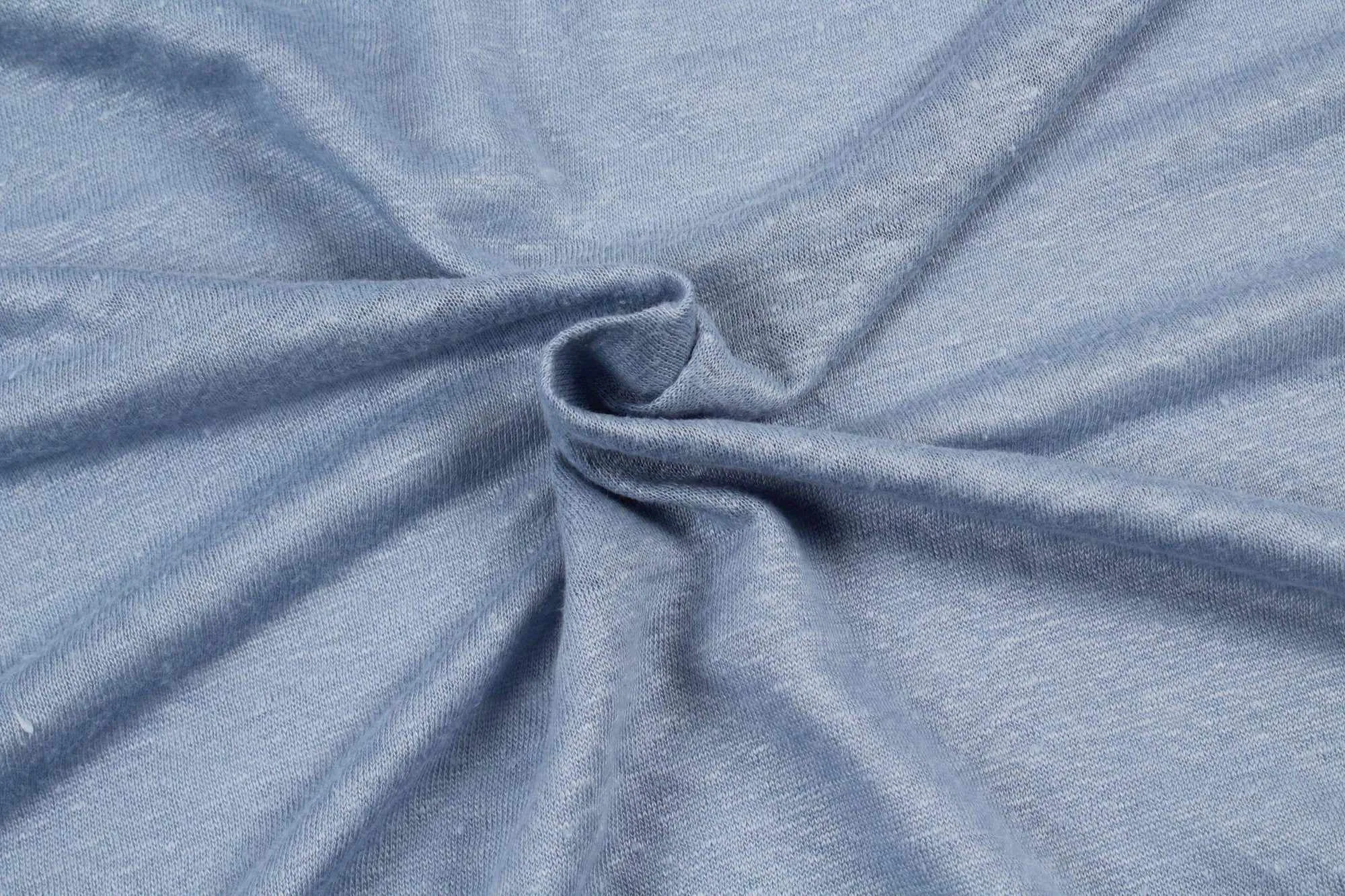 11 Mts Roll - Soft Linen Single Jersey (Dolphin Blue) - OFFER: 9,50€/Mt