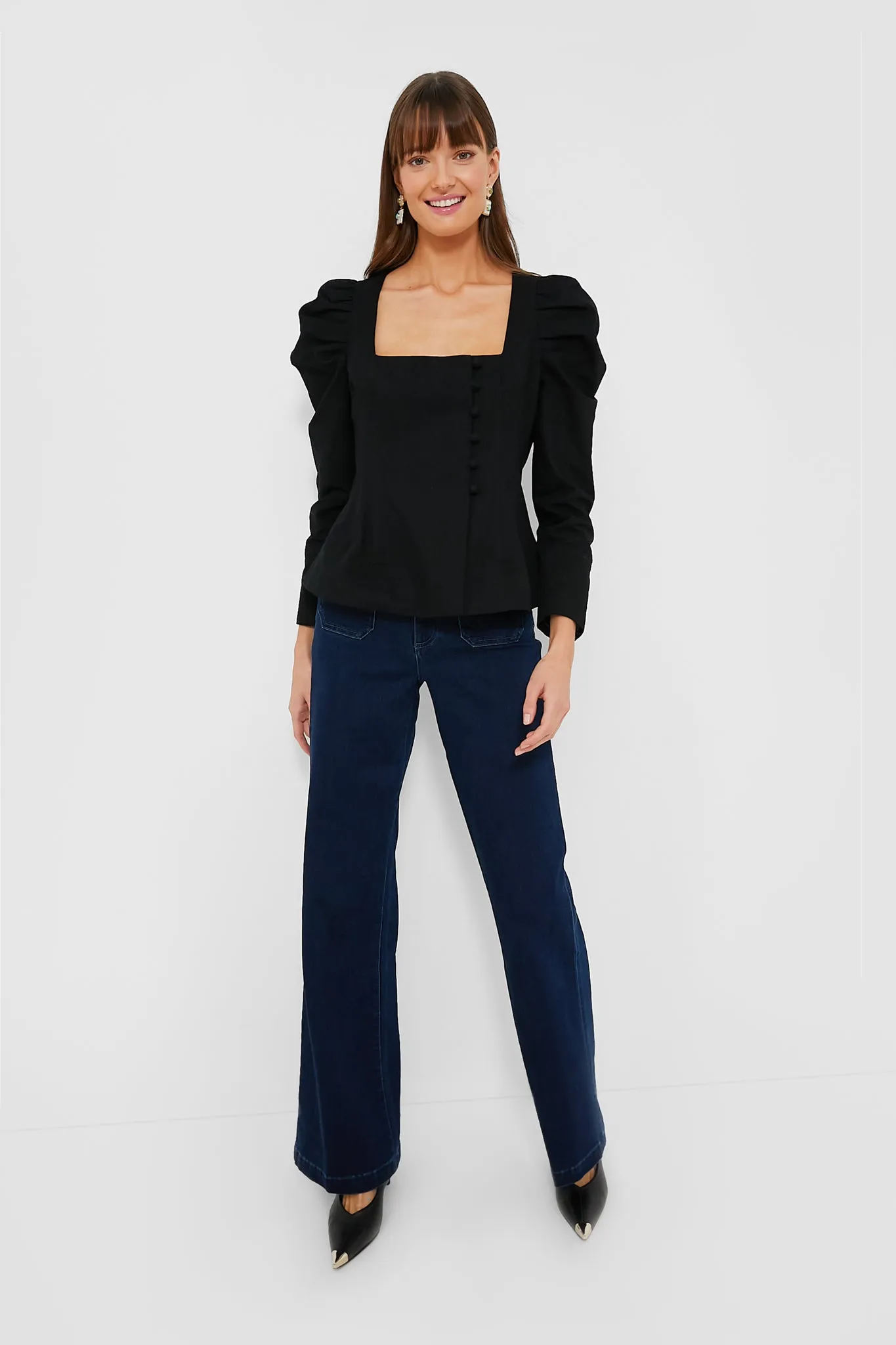 Black Calla Blouse