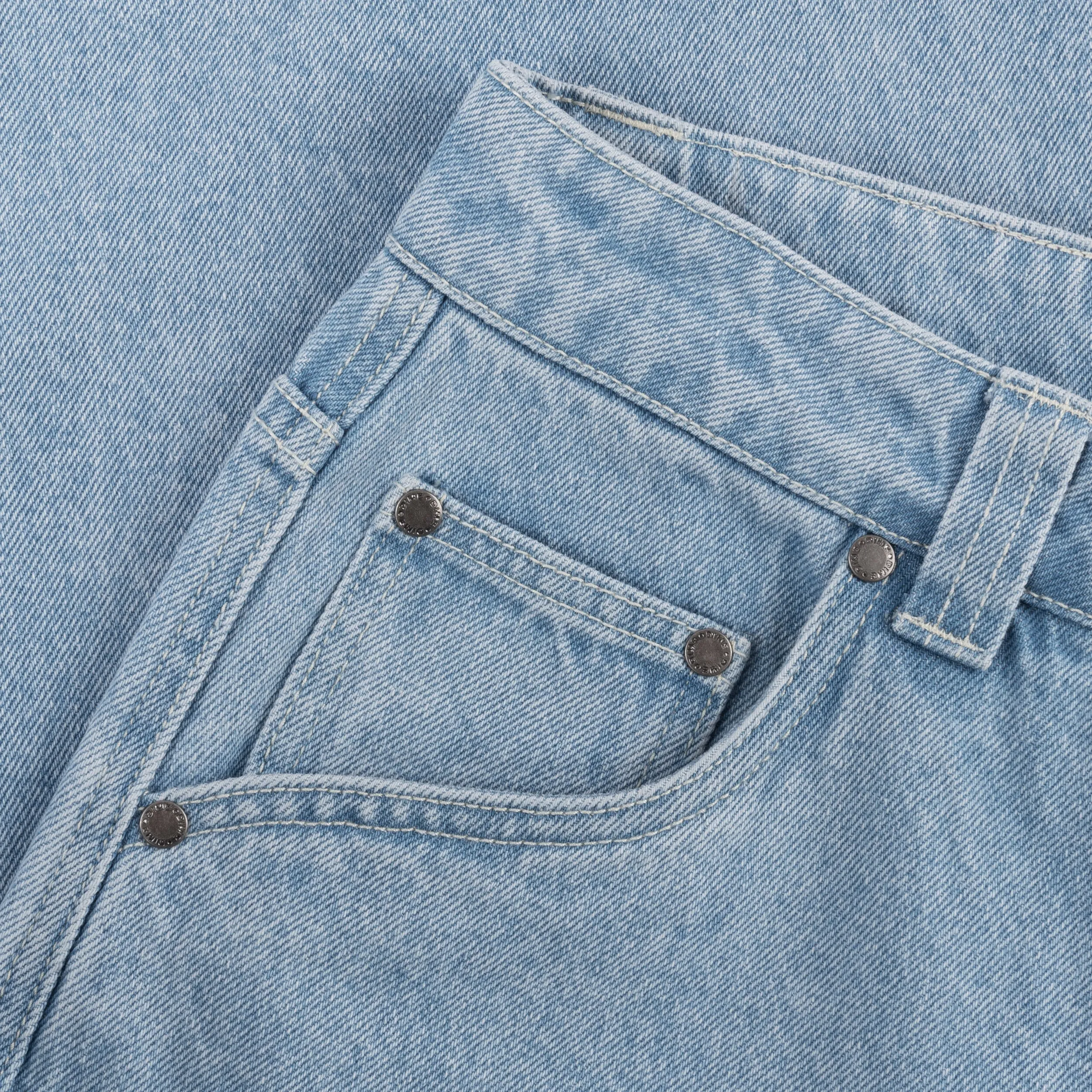 Classic Baggy Denim Jeans, Vintage Blue