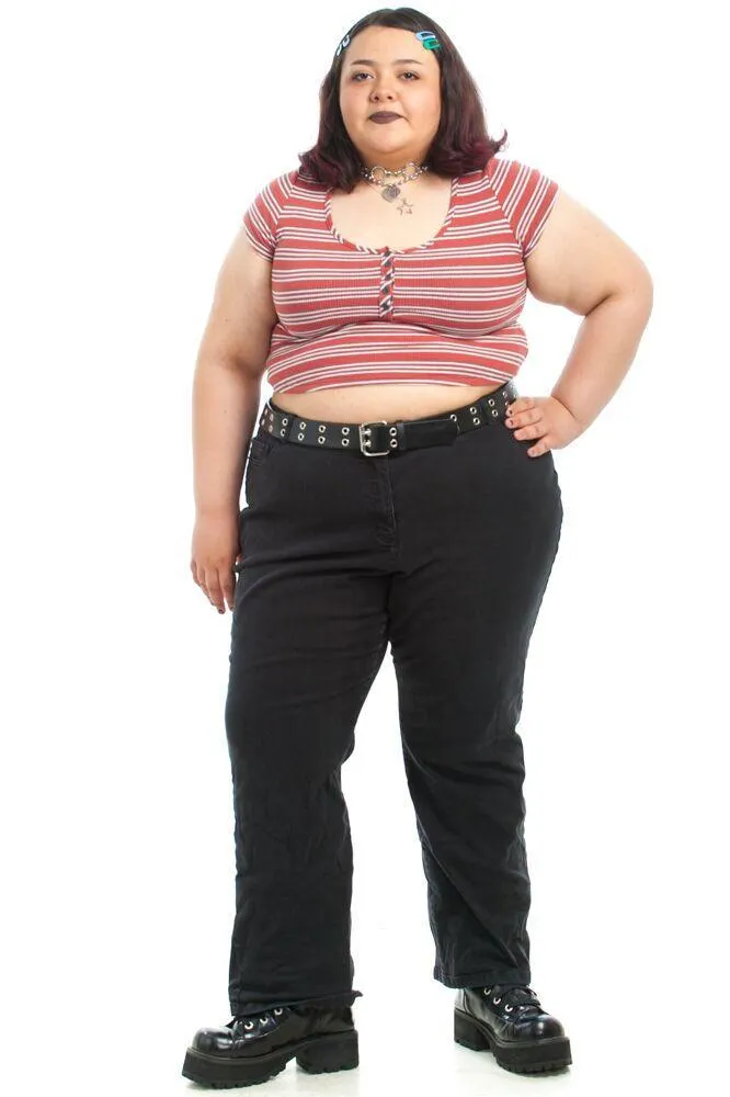 Classic Vintage Mom Jeans - Black