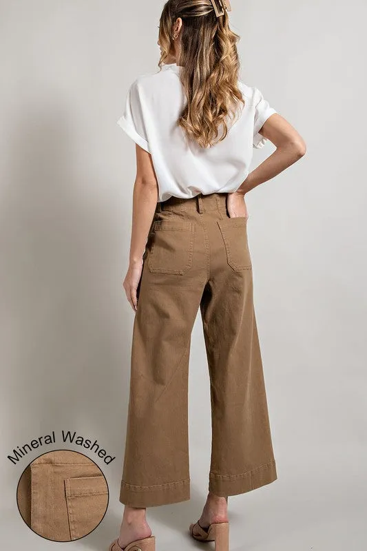 Coco Soft Washed Wide Leg Pants