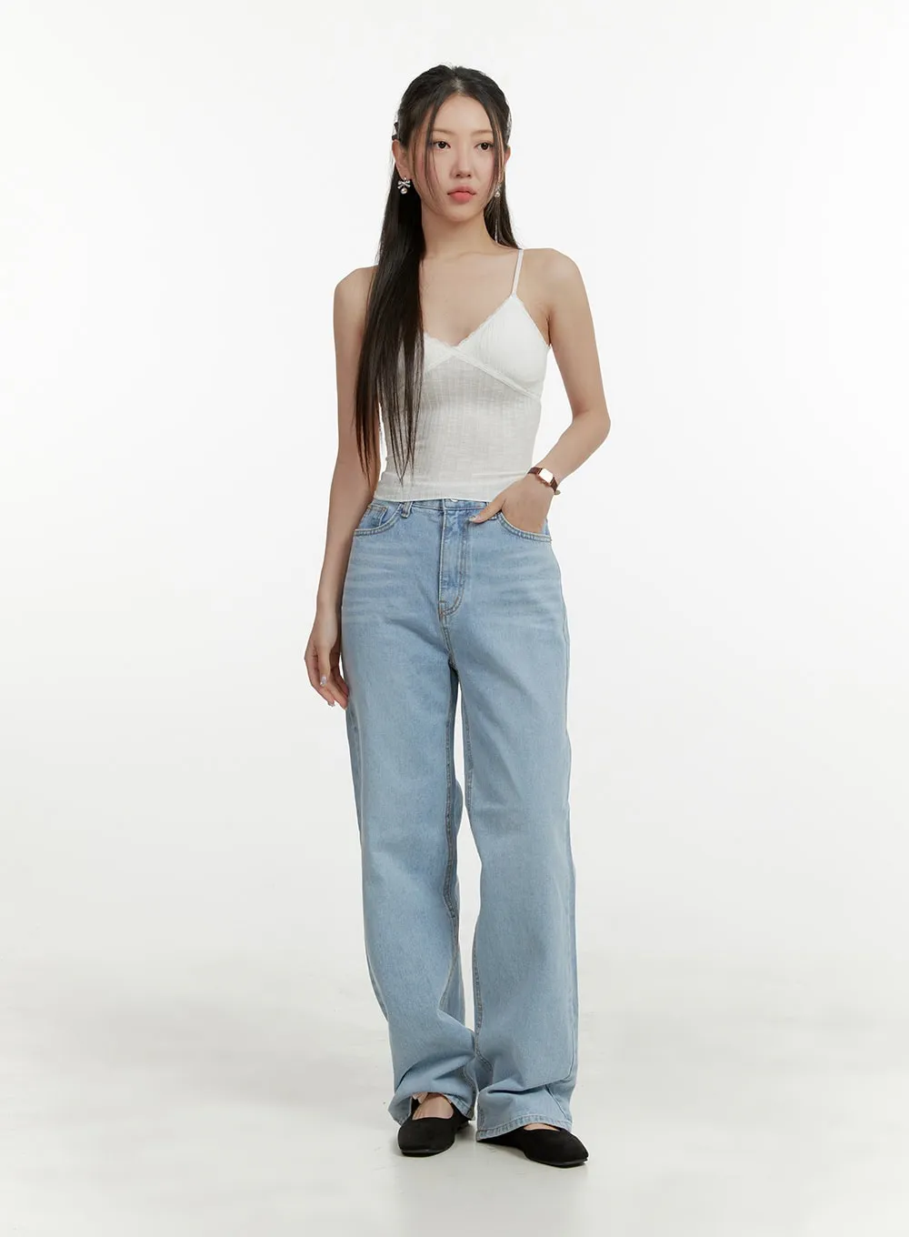 Cotton Classic Straight Jeans OY413