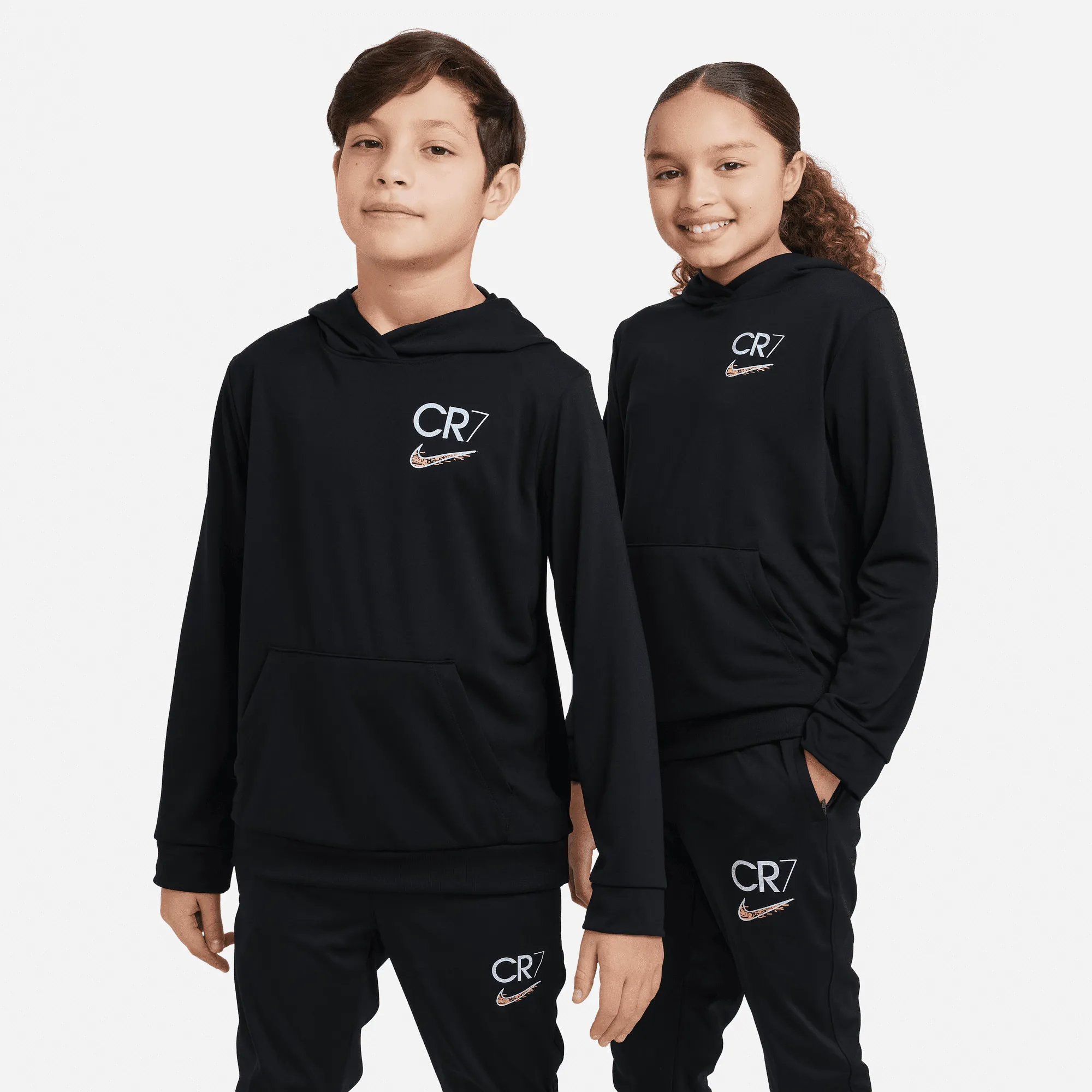 CR7 Big Kids' Pullover Soccer Hoodie (DX5460-010)