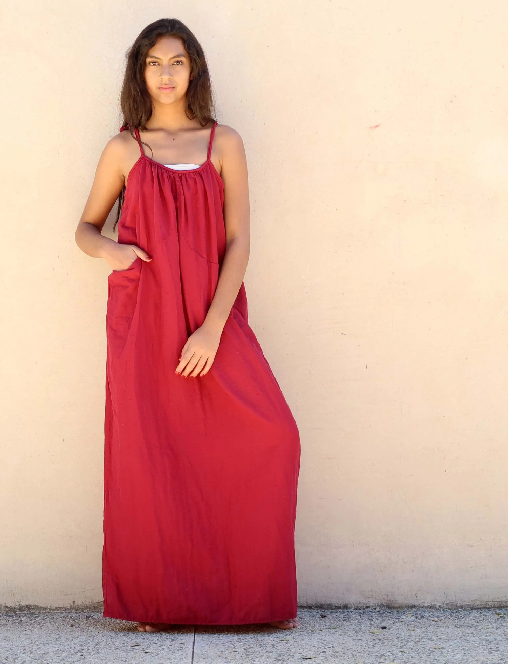 Dawn Origami Long Dress