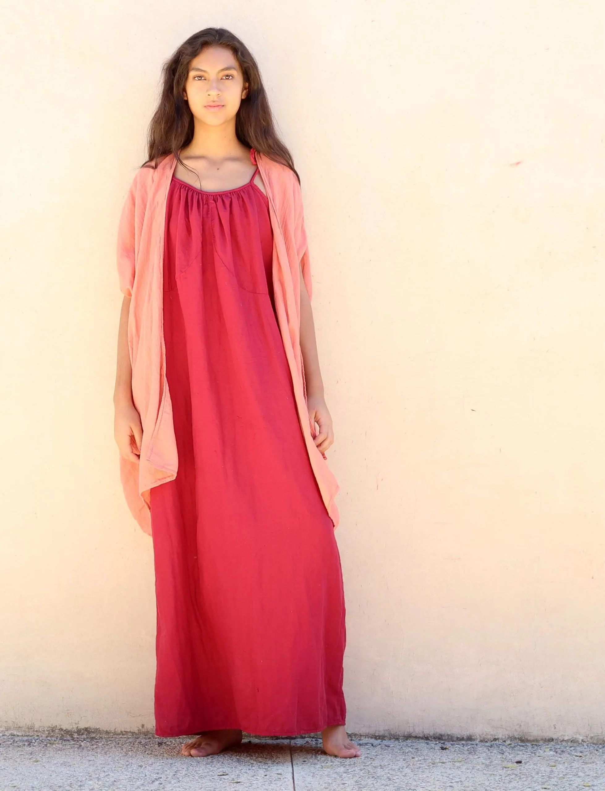 Dawn Origami Long Dress