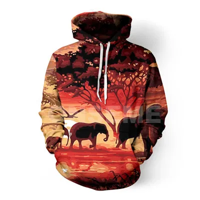 Elephant Art Hoodie