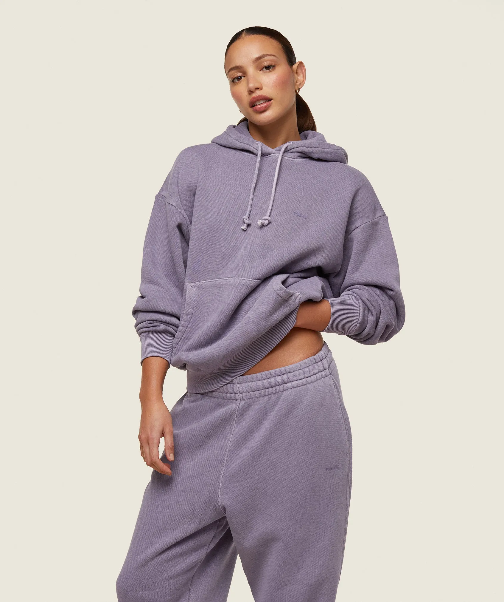 Gymshark everywear Relaxed Hoodie - Fog Purple