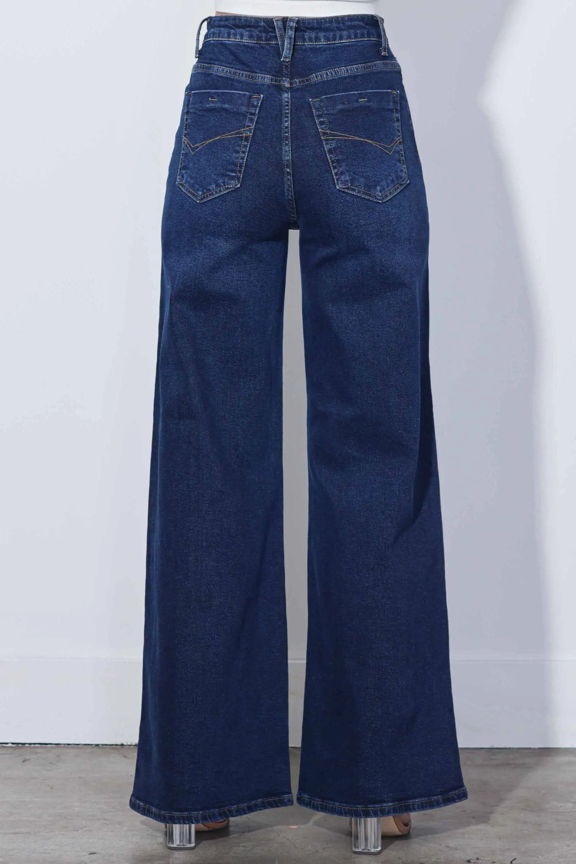 High-Rise Extra Wide Leg Jeans