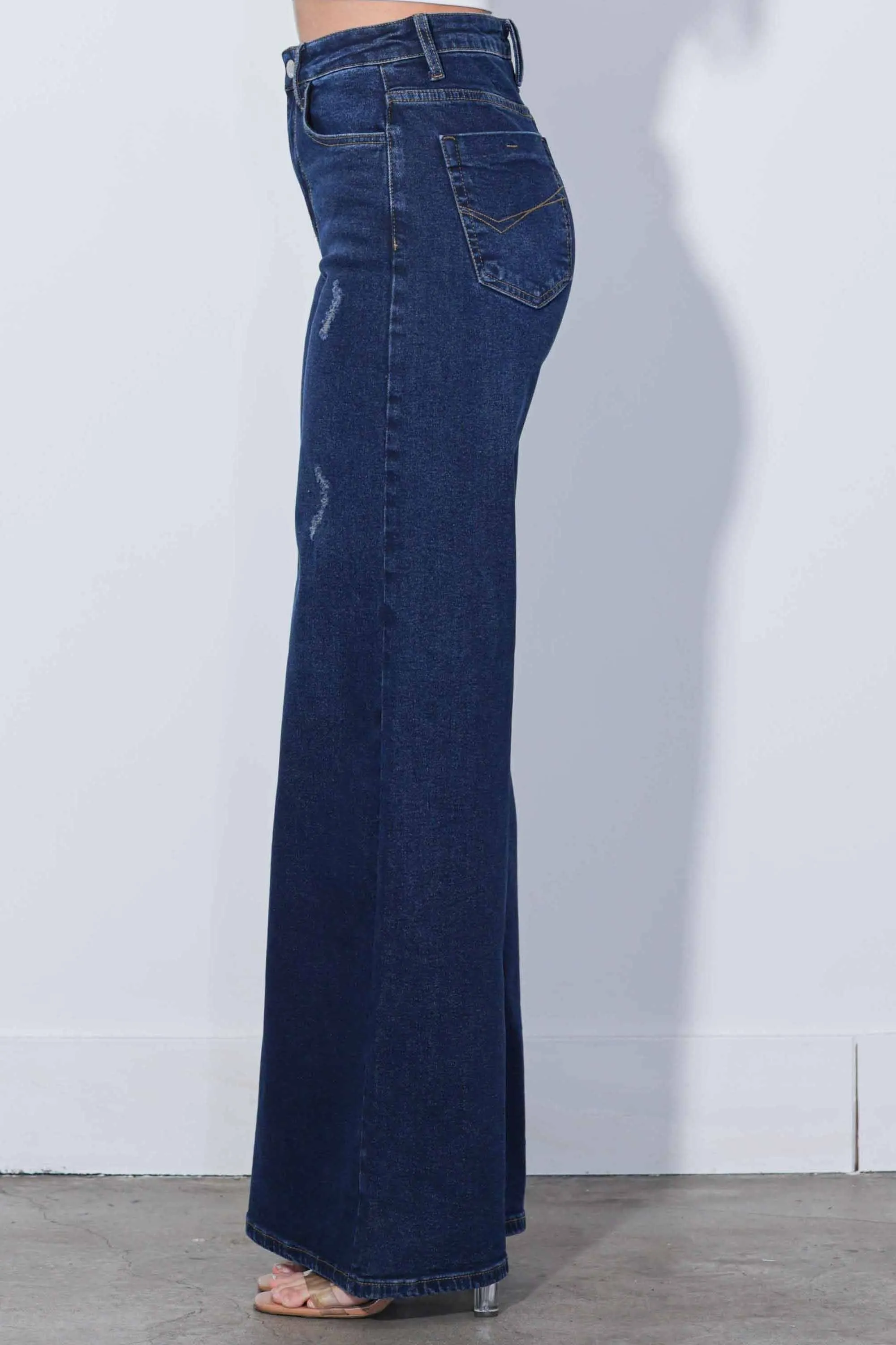 High-Rise Extra Wide Leg Jeans