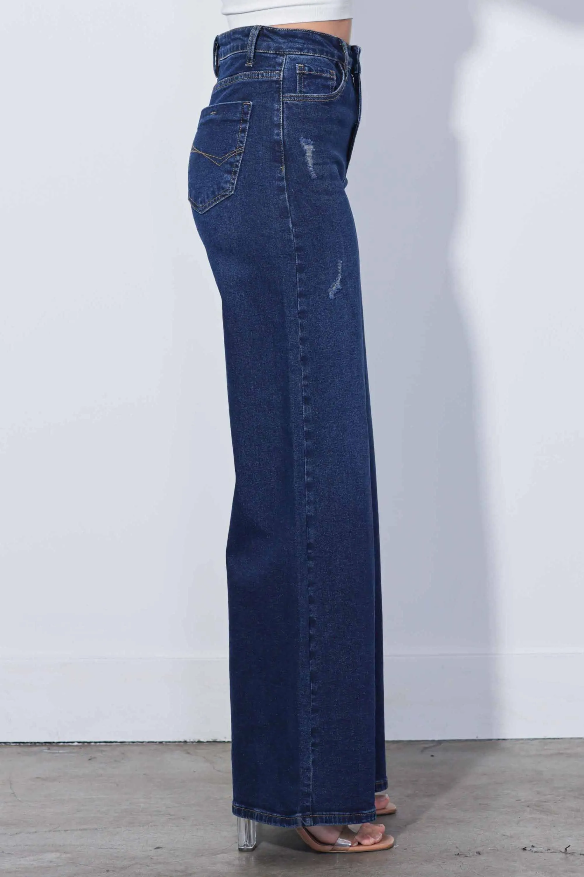 High-Rise Extra Wide Leg Jeans