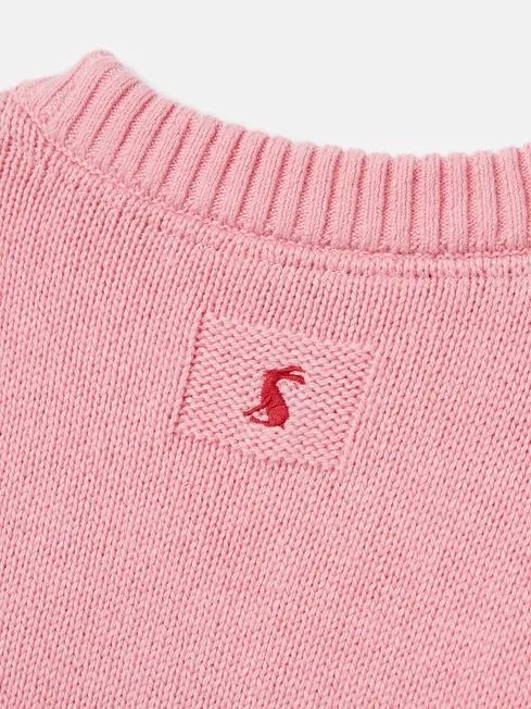 Joules Girls Hattie Character Intarsia Knit Jumper