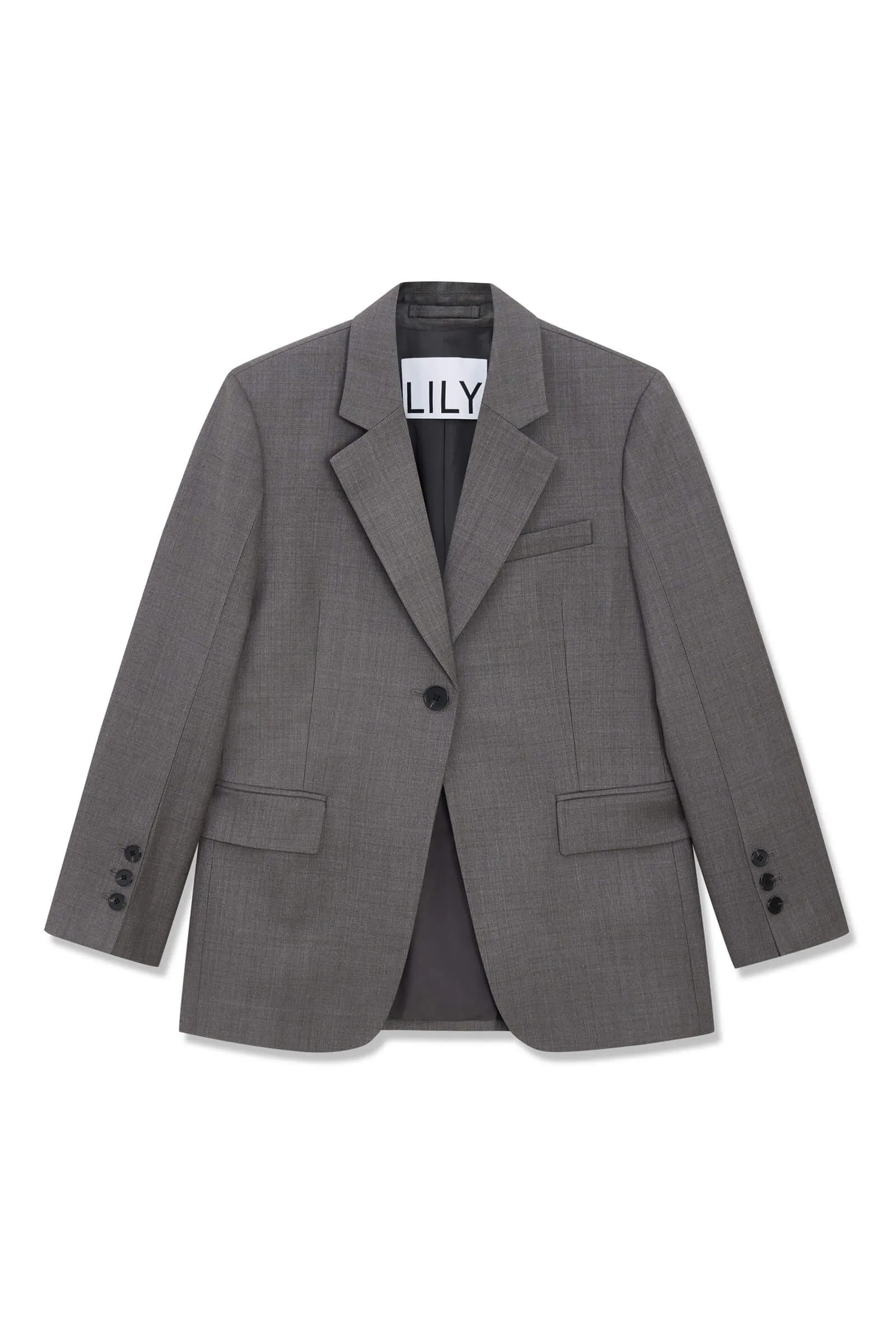 LILY Vintage Single-Breasted Blazer