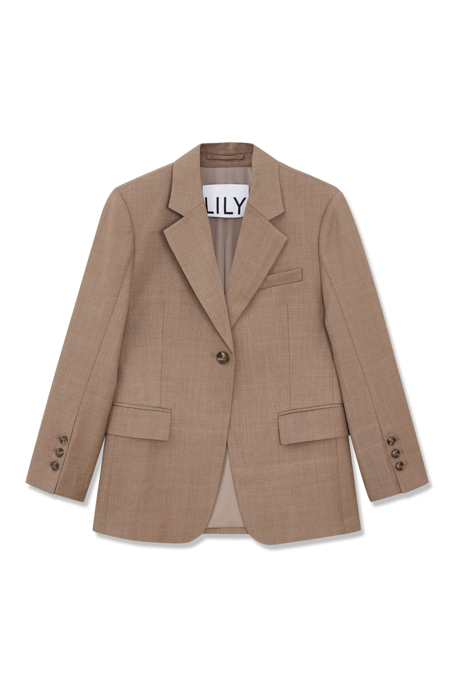 LILY Vintage Single-Breasted Blazer