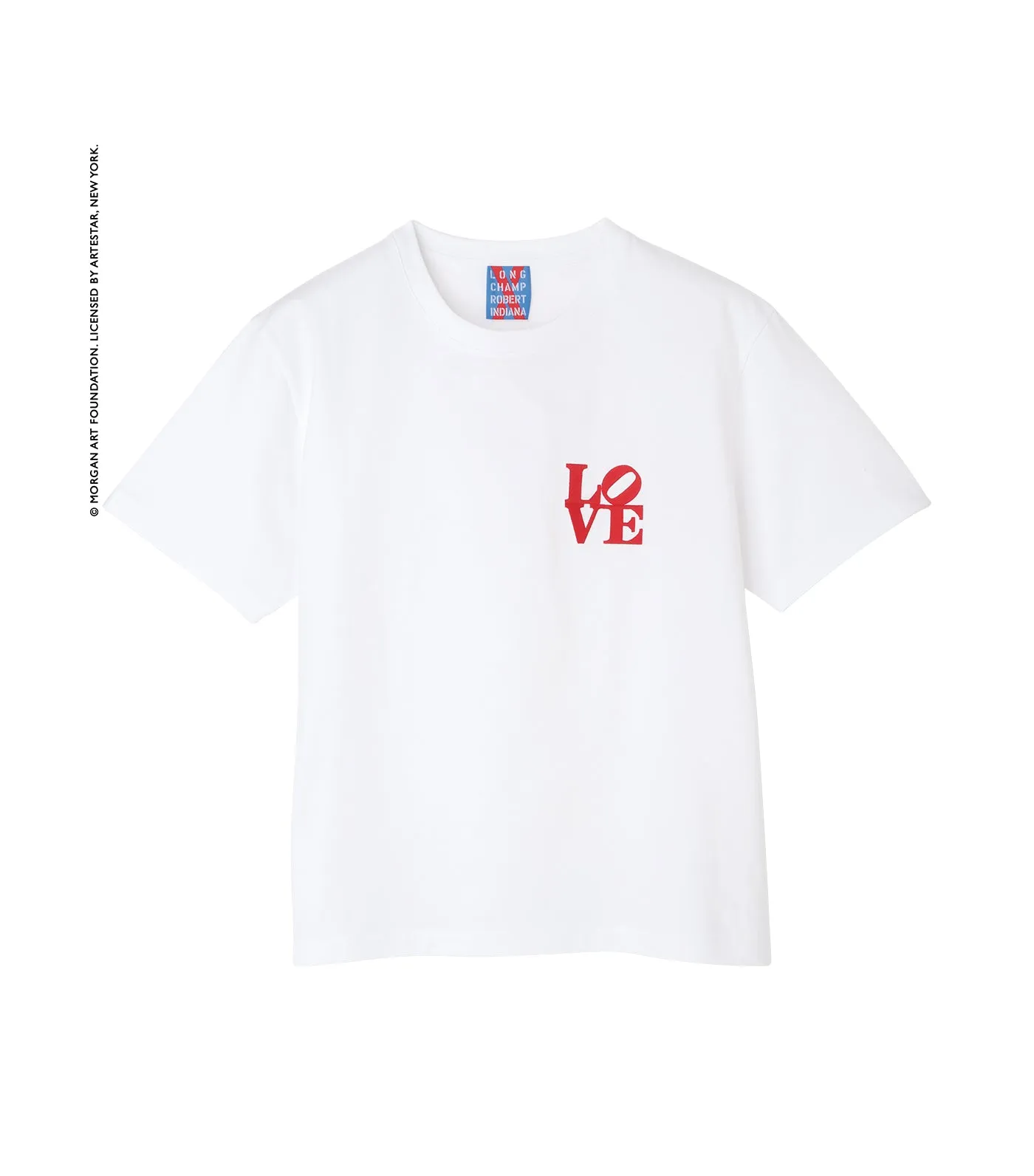 Longchamp x Robert Indiana T-Shirt White