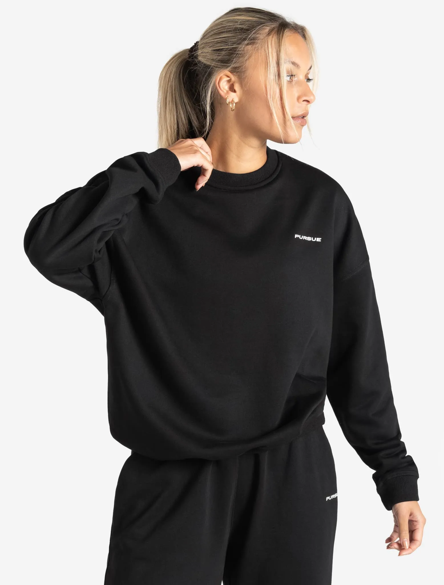 Oversized Sweatshirt - Black