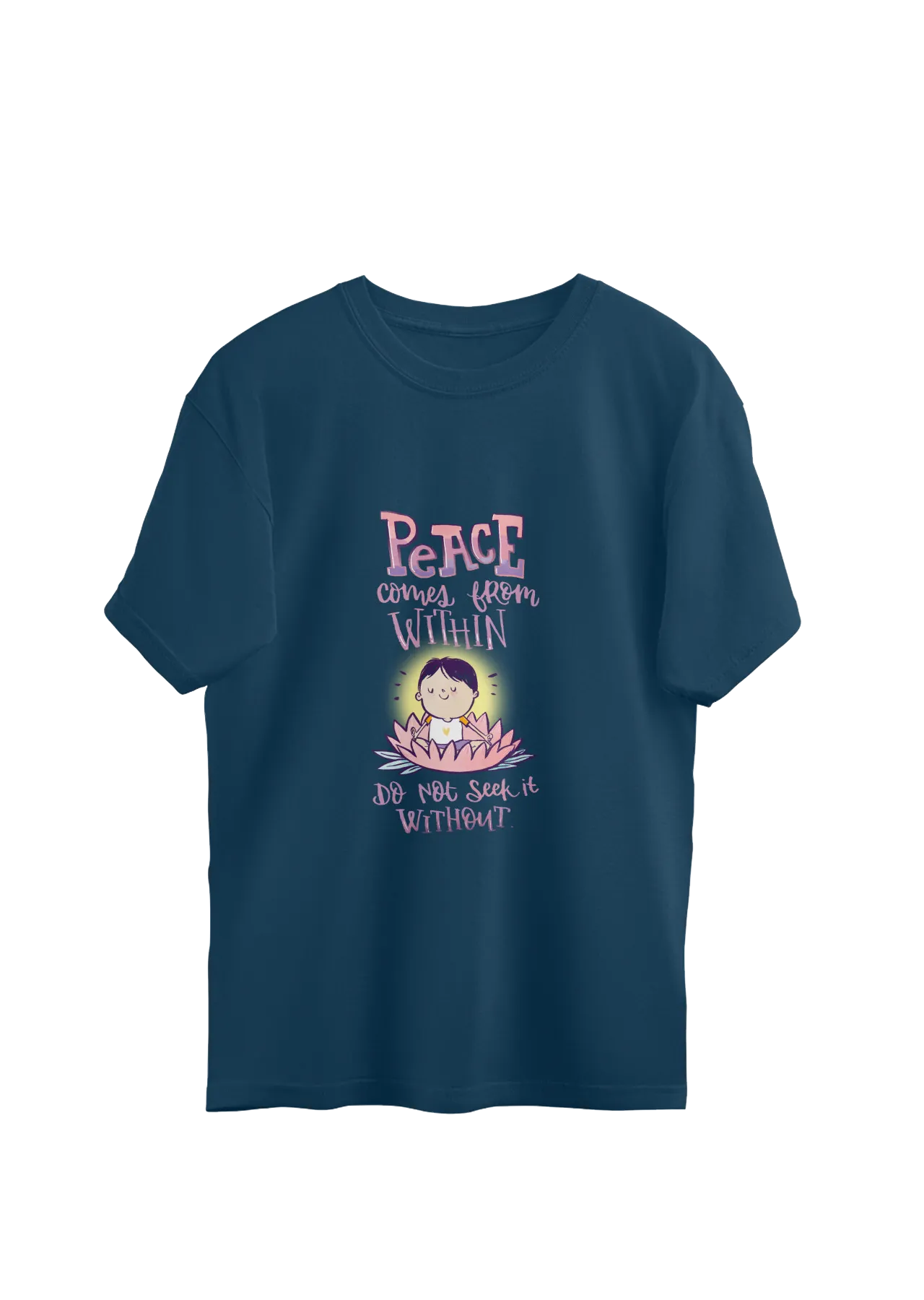 Peace Comes From Within Oversized T-Shirt