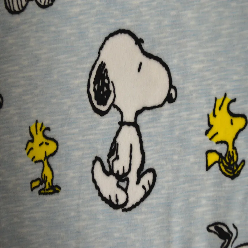 Peanuts Snoopy and Woodstock Silky Fleece Lounge Pants