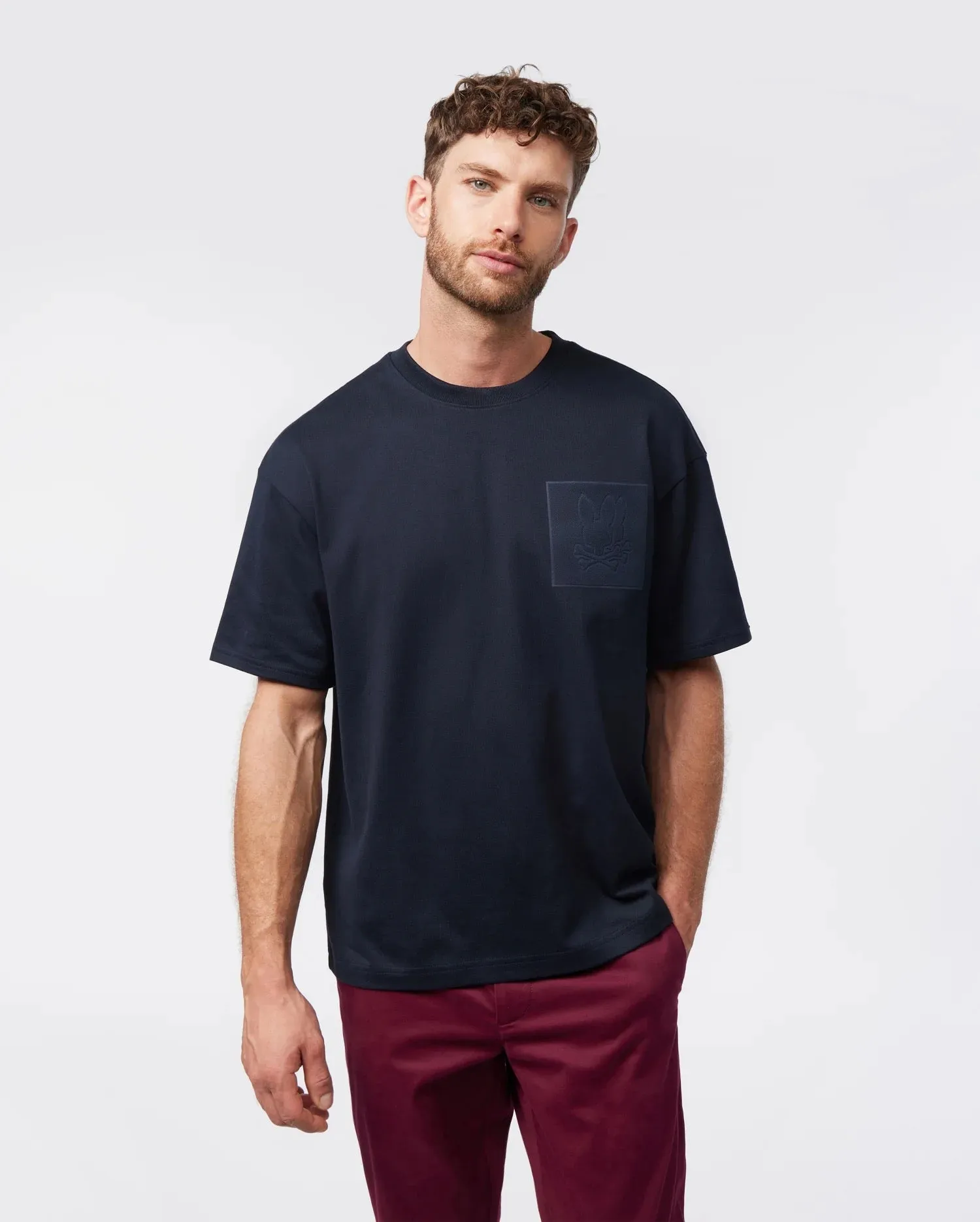 Psycho Bunny Mens Sacramento Relaxed Fit Tee