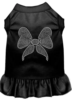 Rhinestone Bow Dress Black Xxl (18)