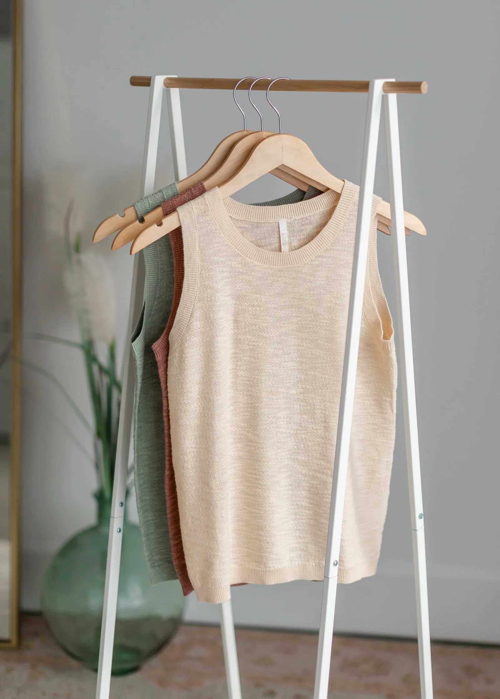 Round Neck Knit Top - FINAL SALE