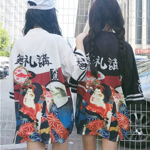 Short Kimono Haori Jacket