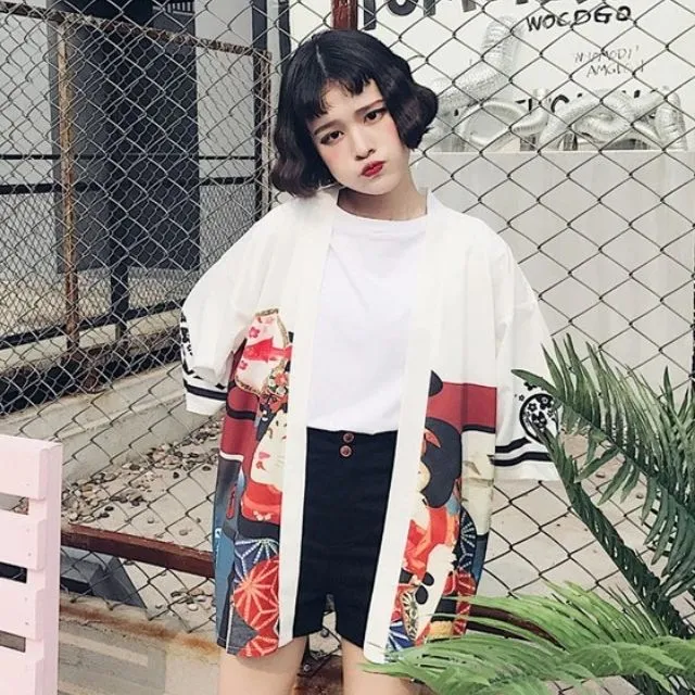 Short Kimono Haori Jacket