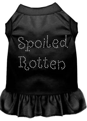 Spoiled Rotten Rhinestone Dress Black Sm (10)