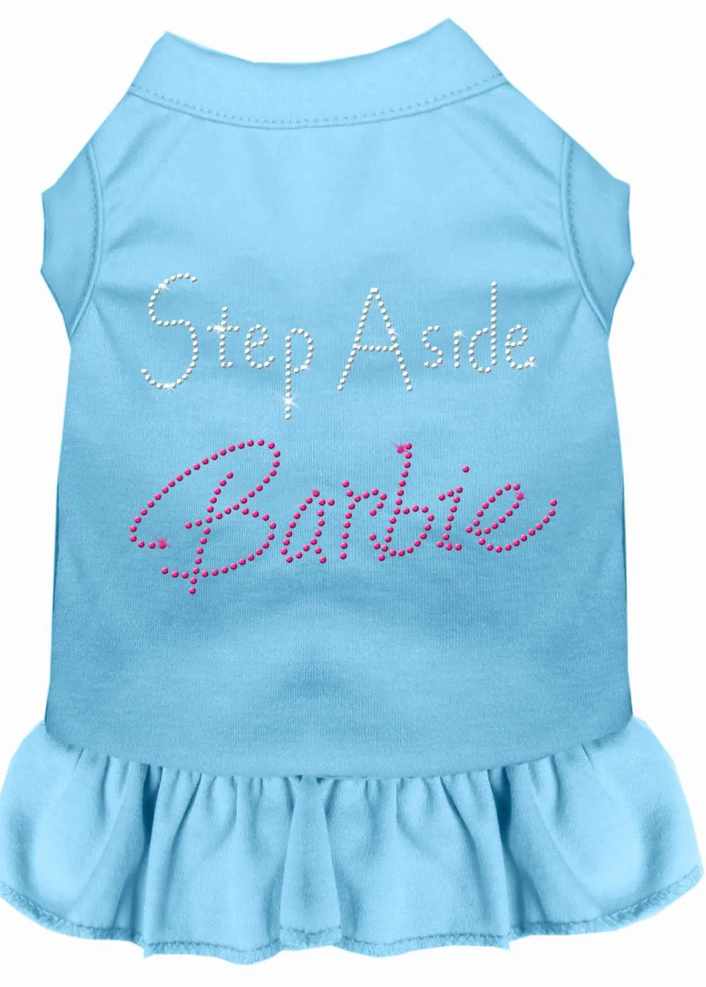 Step Aside Barbie Rhinestone Dress Baby Blue Sm (10)