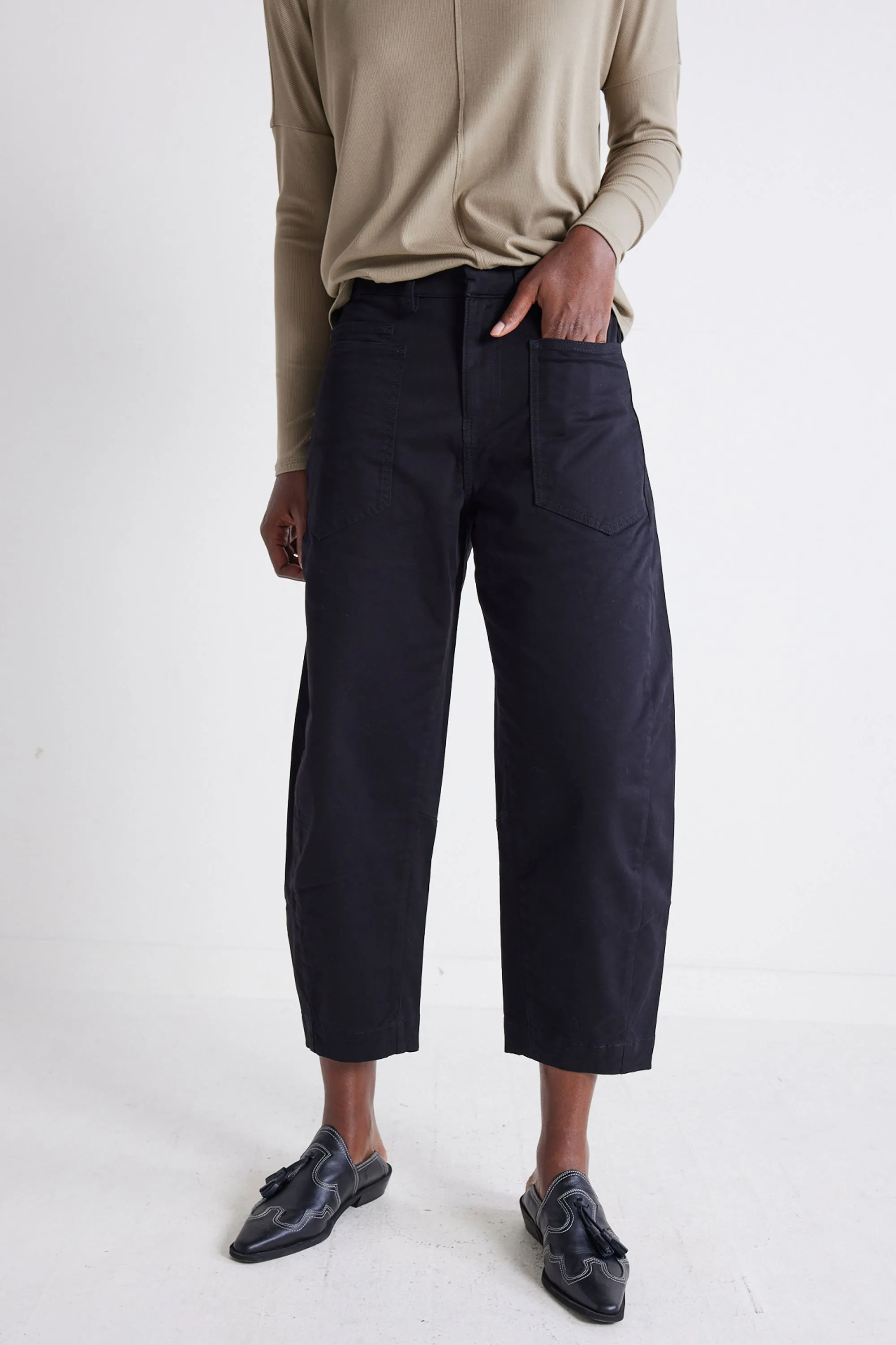 The Slouchy Soft Twill Pants