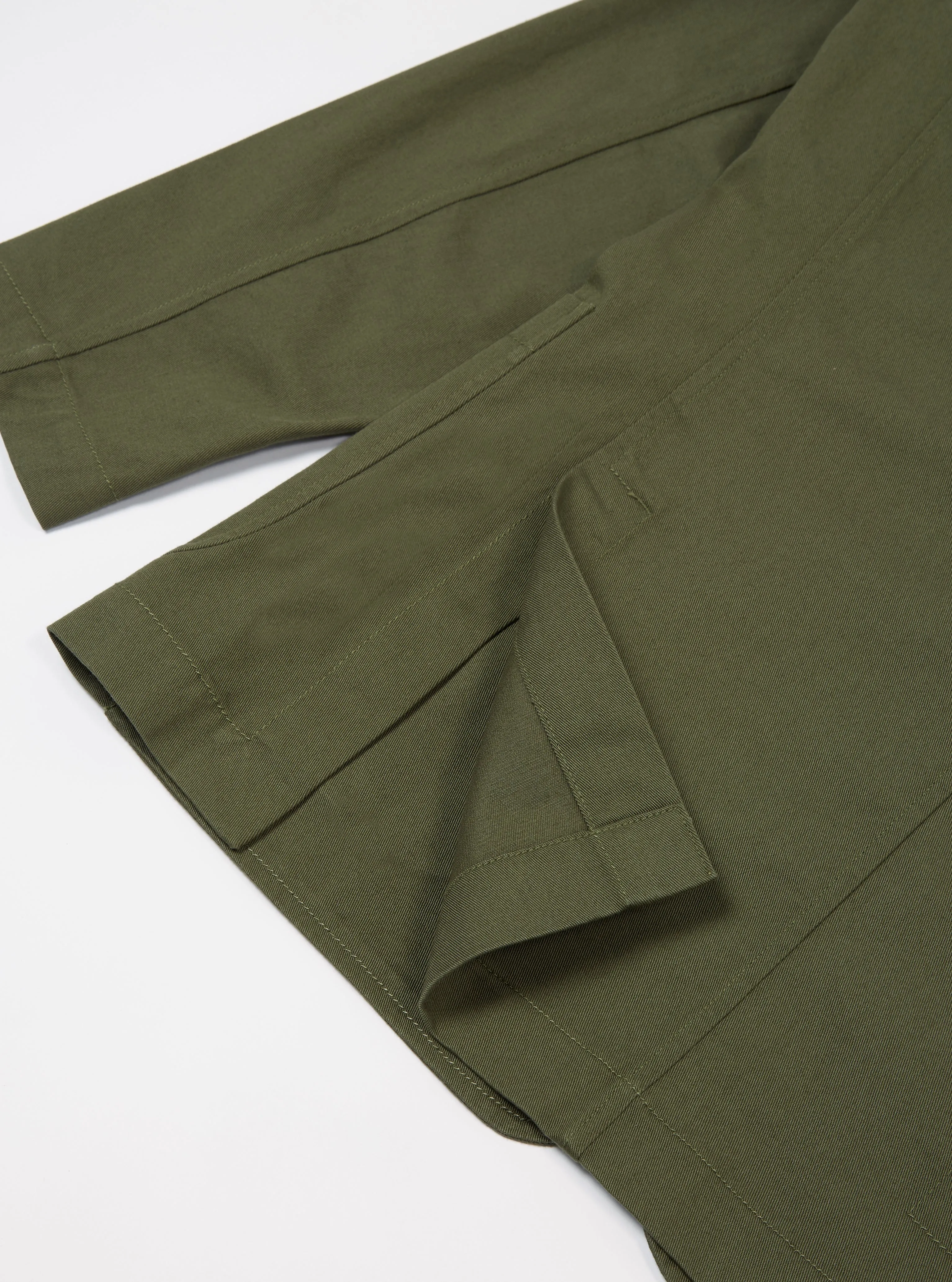 Universal Works London Jacket in Light Olive Twill