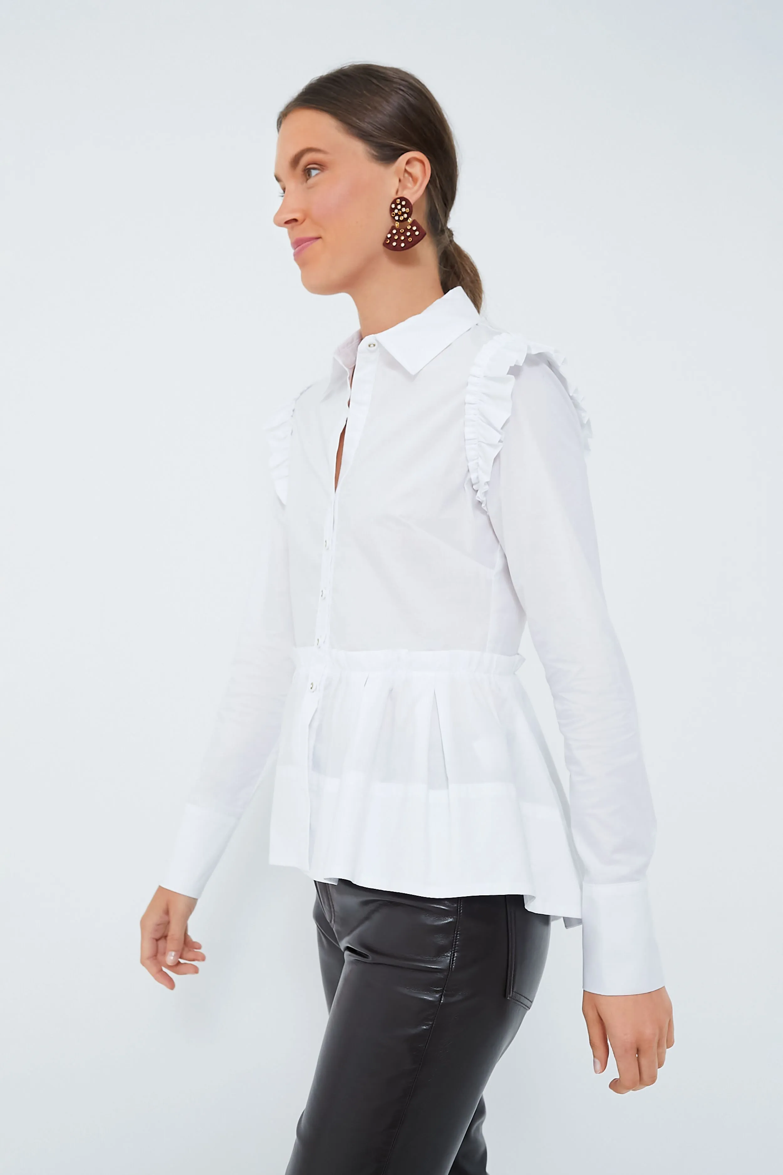 White Aurelia Top