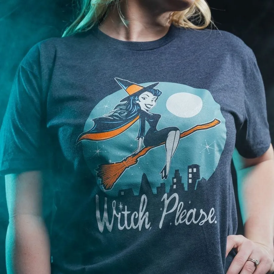 Women's Witch, Please Boyfriend Fit T-Shirt - Navy