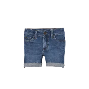 Wrangler Kid's Cuffed Raw Denim Shorts