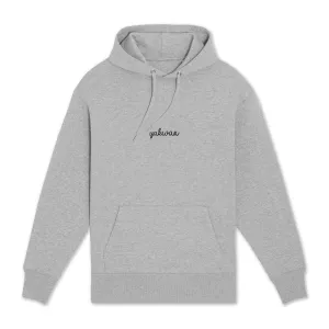 Yakwax Doodle Embroidered Hoodie - Heather Grey